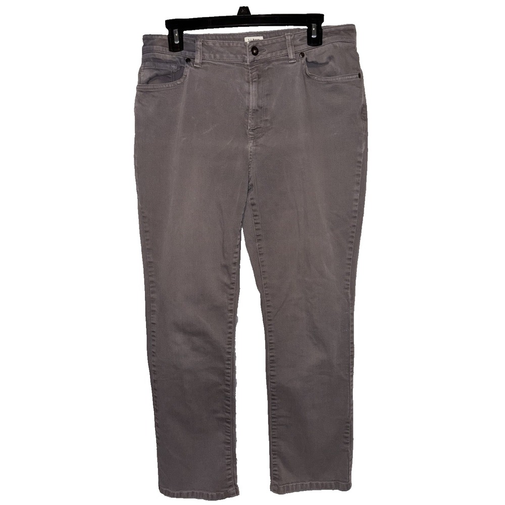 LL Bean‎ Classic Fit Jeans womens size 10 Dark Wash Denim Outdoor Fall Casual